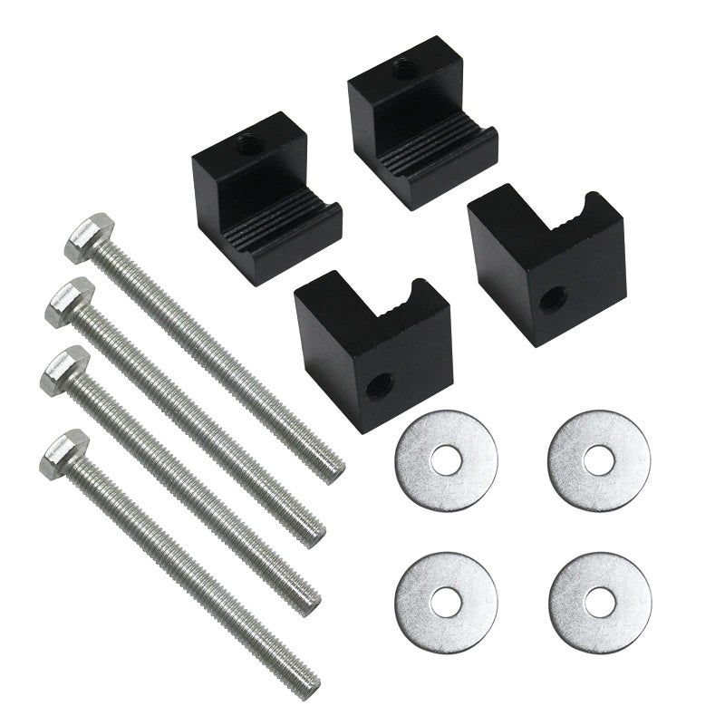 WnSEu MSCRP Aluminum Mounting Clamps for Pickup Truck Tool Box Mount Tie Downs J Hook Crossover Tool Box Pickup 4pcs - Image 4